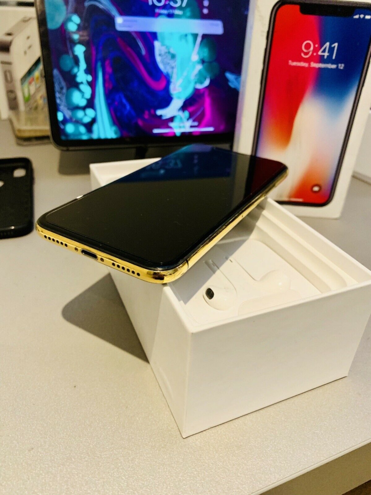 Apple Iphone X 24k Gold Edition 64gb Bidwinandbuy